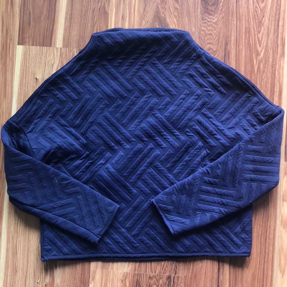 Zara Navy Crop Top